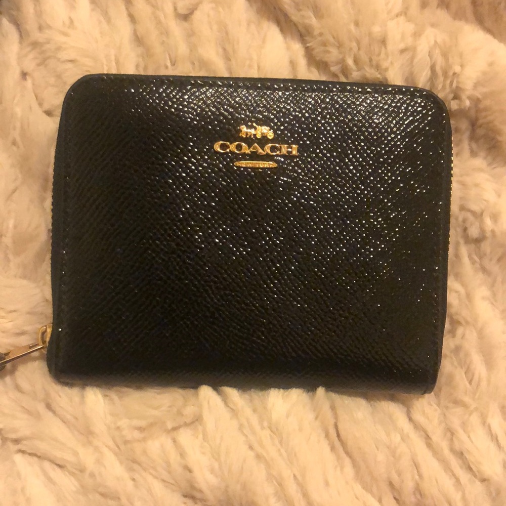 Coach black wallet